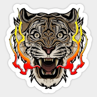 Tiger's Passion Sticker